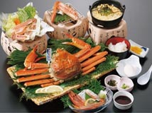 写真_松葉カニフルコース料理