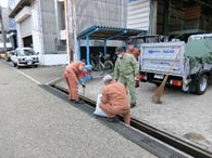 団地一斉清掃